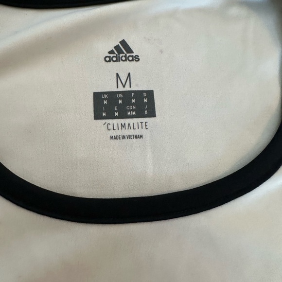 Adidas Men's White and Black Jersey - Picture 3 of 4